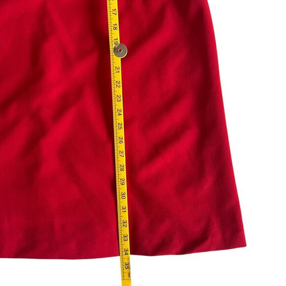 H&M Women’s Red Sleeveless Shift Dress XL Minimalist Modern Cocktail Party Look - Picture 6 of 6